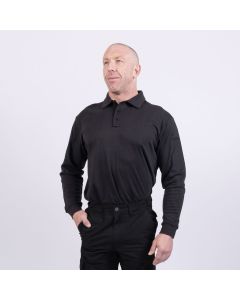 Men's Uniform Cotton Polo - Long Sleeve