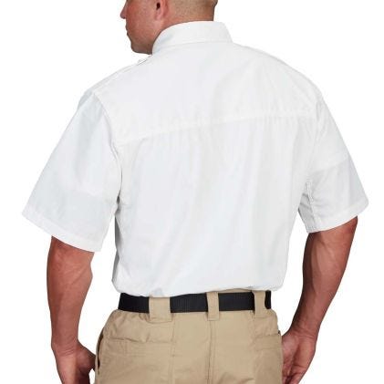 Propper® Men's Short Sleeve Tactical Shirt – Poplin White
