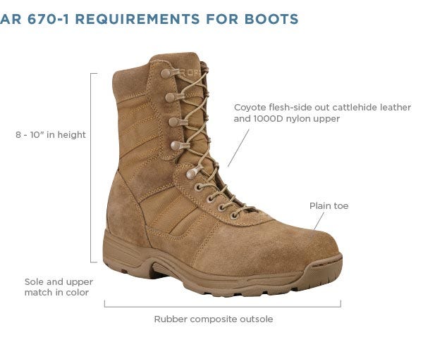AR 670-1 Boot
