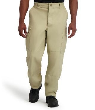 BDU Trouser Button Fly - Battle Rip® 65/35 Ripstop