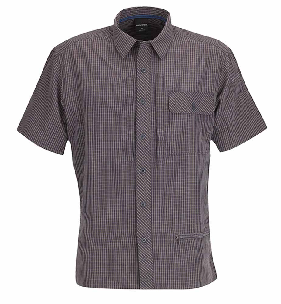 Propper Covert Button-Up Charcoal Plaid