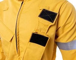 Angled pleated pocket with flap